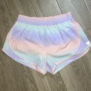 Pastel Tie-Dye Athletic Shorts- Small